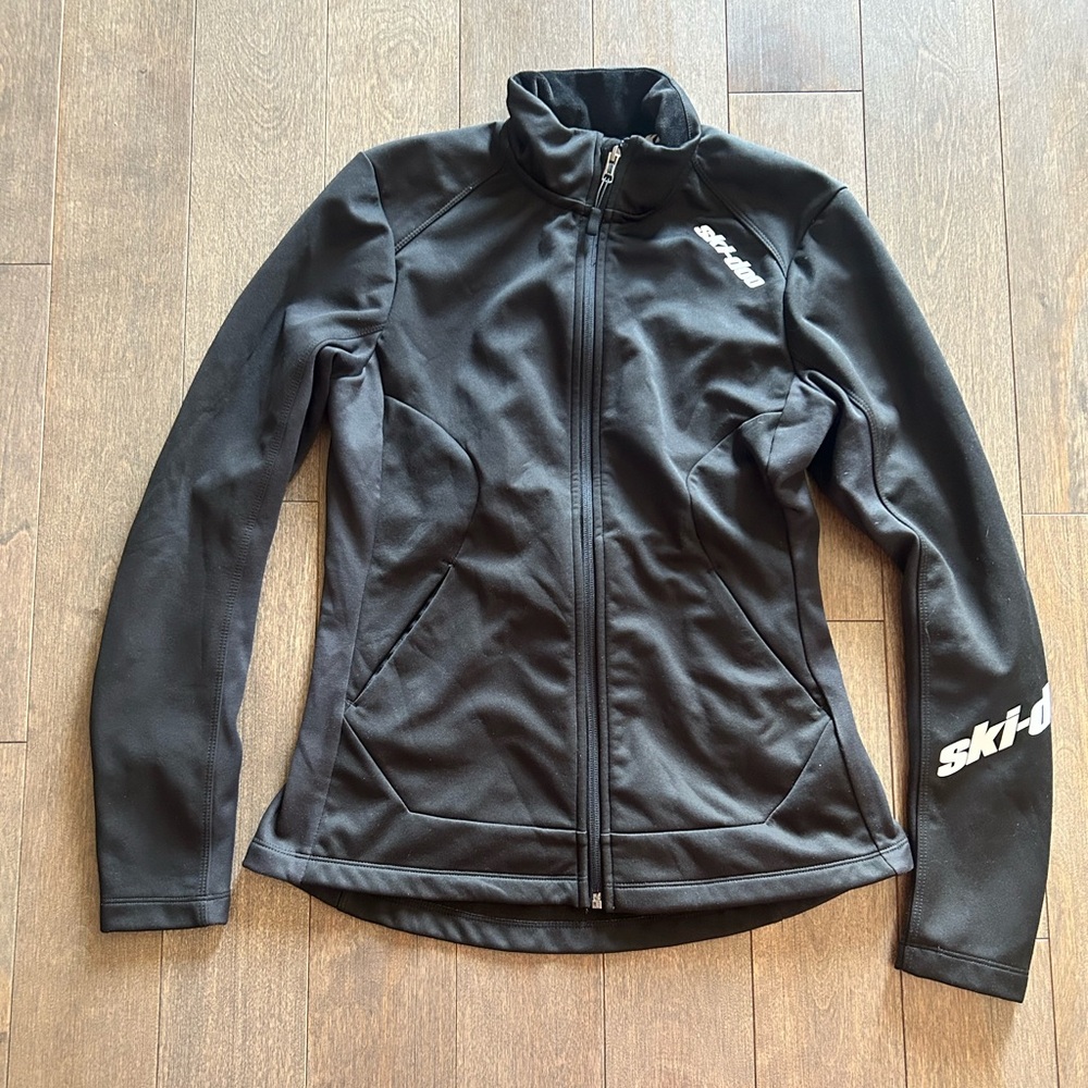 Ski-doo Black Softshell‎ Full-Zip Jacket size xs